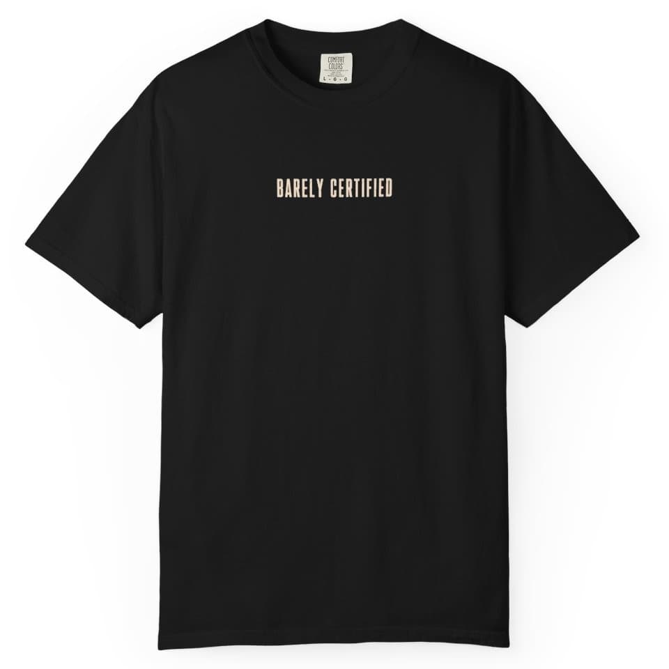 Certification Dept t-shirt in Pepper, photo 4