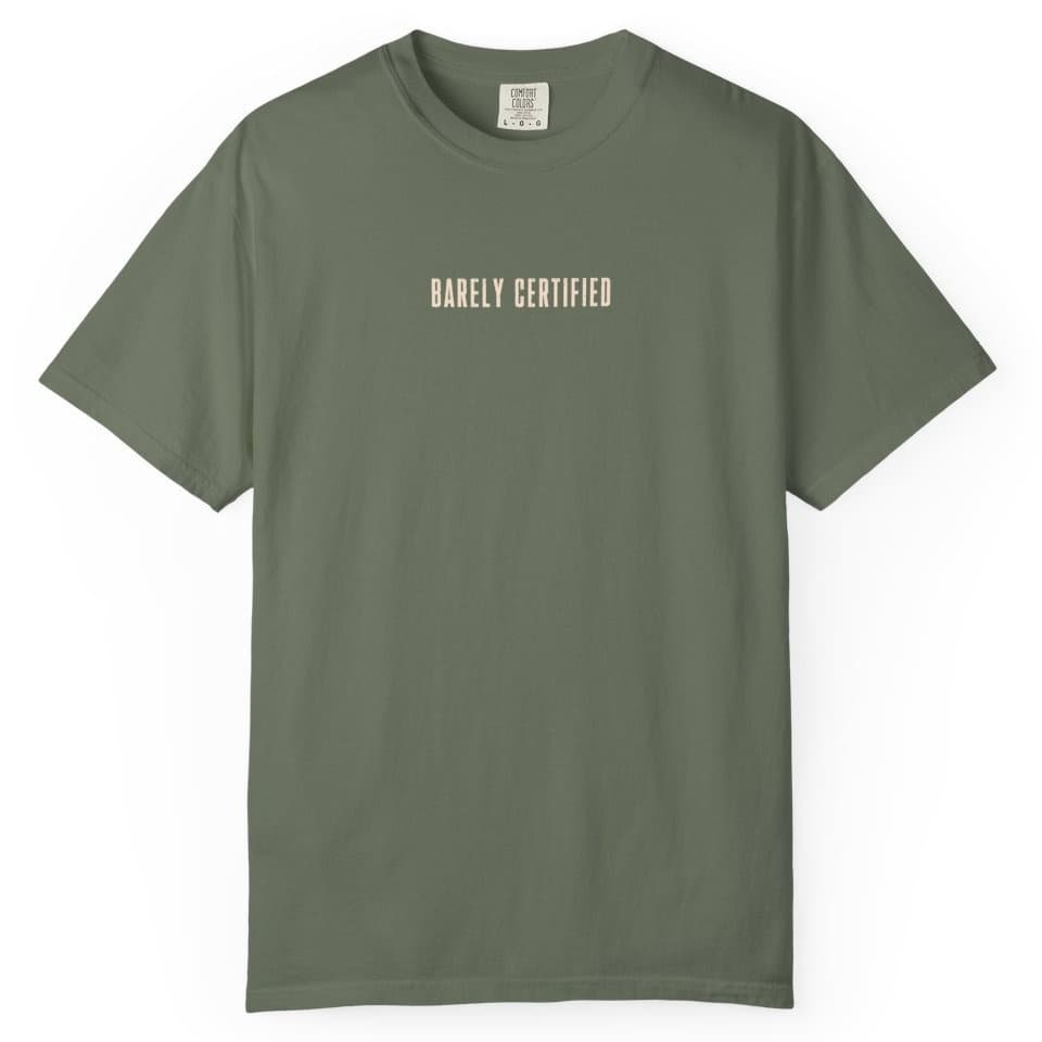 Certification Dept t-shirt in Pepper, photo 10