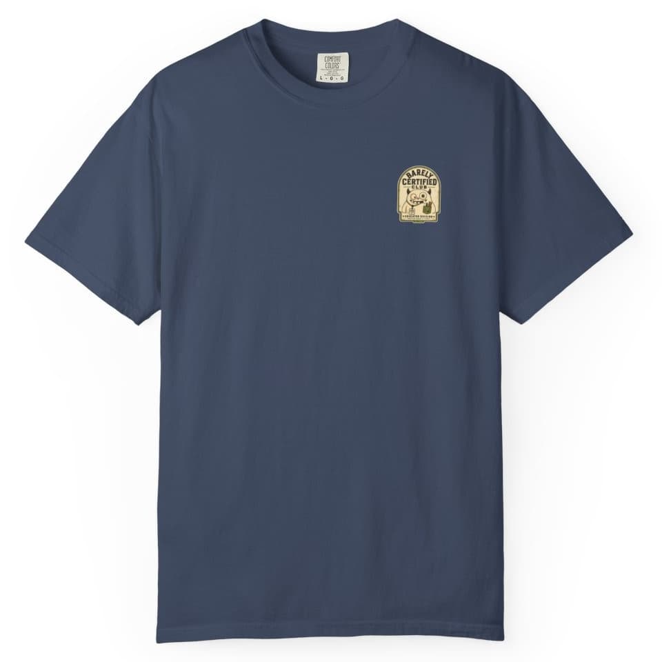 Barely Certified Educator t-shirt, alternate view