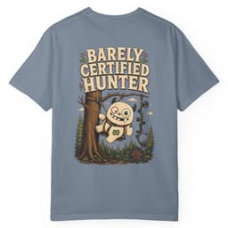 Barely Certified Hunter t-shirt in Black, thumbnail 3