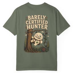 Barely Certified Hunter t-shirt in Black, thumbnail 11
