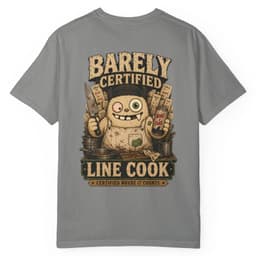 Barely Line Cook t-shirt in Granite, thumbnail 1