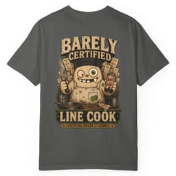 Barely Line Cook t-shirt in Granite, thumbnail 9