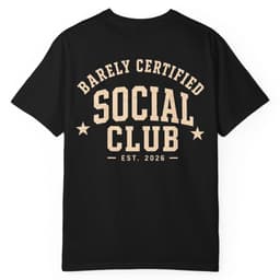 Social Club Credential t-shirt in Espresso, thumbnail 3