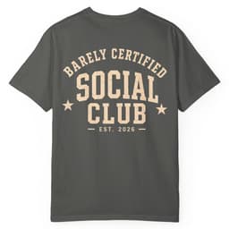 Social Club Credential t-shirt in Espresso, thumbnail 5
