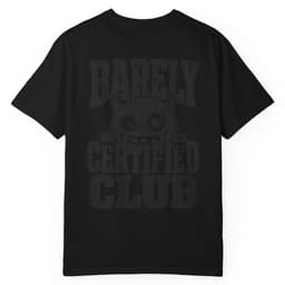 Barely Certified Stealth t-shirt in Black, thumbnail 1