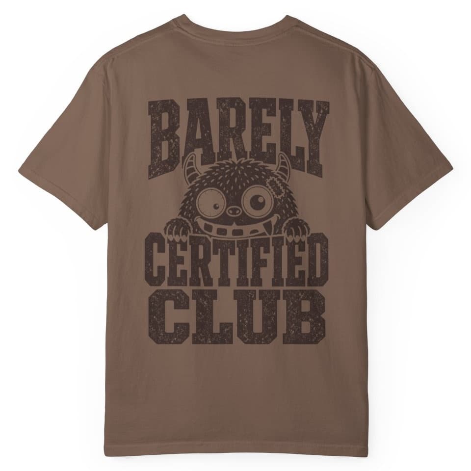 Barely Certified Stealth t-shirt in Black, photo 5