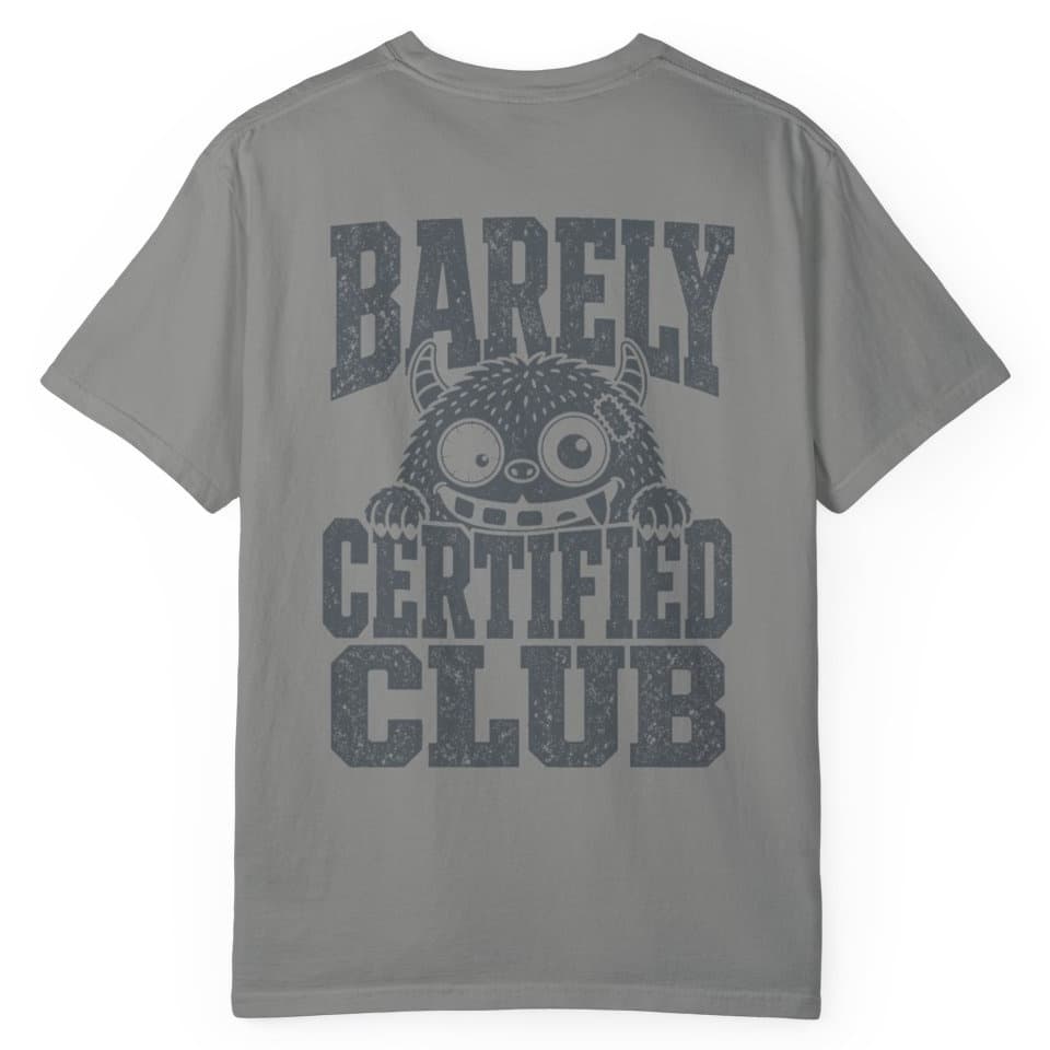 Barely Certified Stealth t-shirt in Black, photo 15