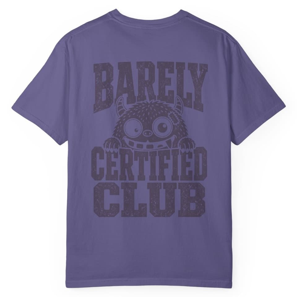 Barely Certified Stealth t-shirt in Black, photo 13