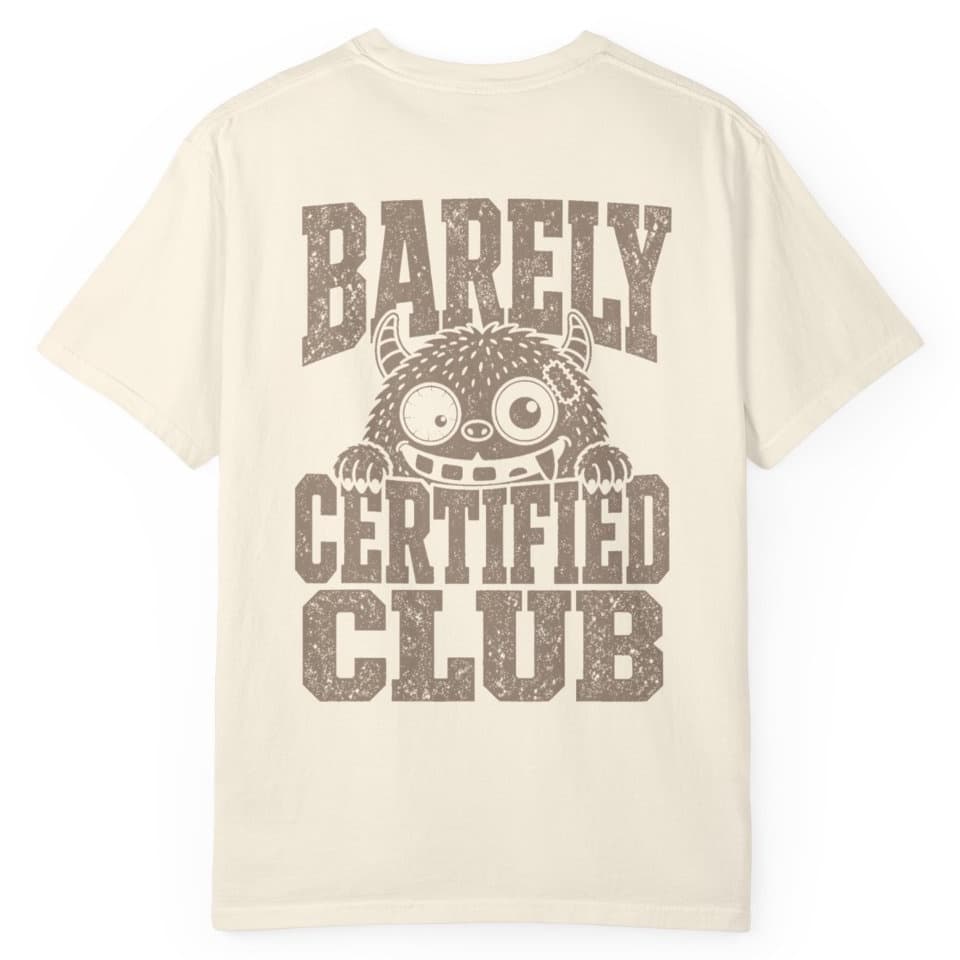 Barely Certified Stealth t-shirt in Black, photo 21