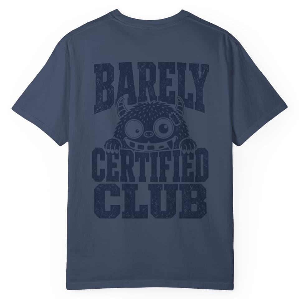 Barely Certified Stealth t-shirt in Black, photo 3