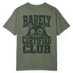 Barely Certified Stealth t-shirt in Black, thumbnail 9