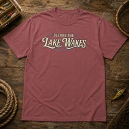 Before the Lake Wakes t-shirt in Midnight, thumbnail 8