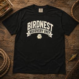 Birdnest Recovery Unit t-shirt in Black, thumbnail 1