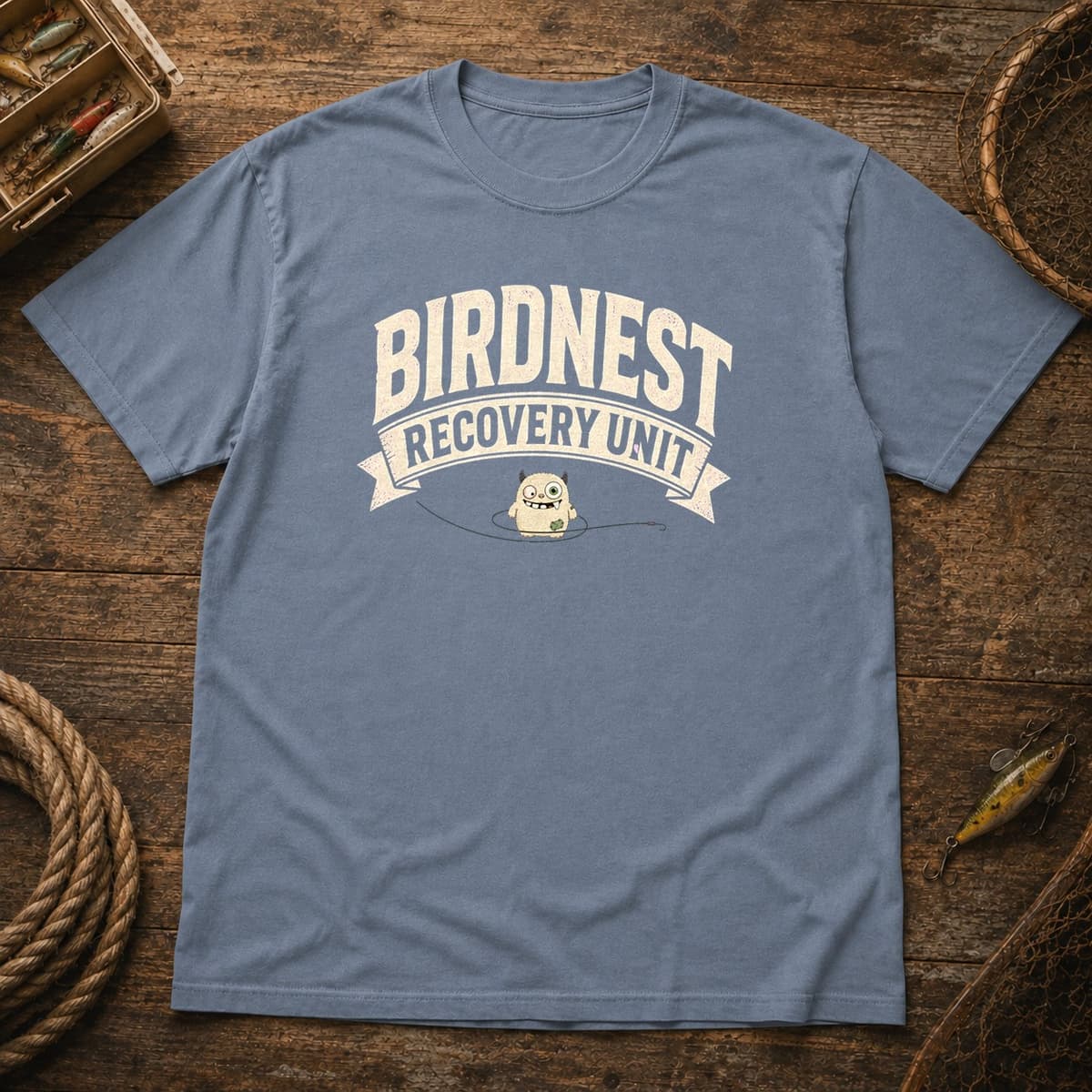 Birdnest Recovery Unit t-shirt in Black, photo 8