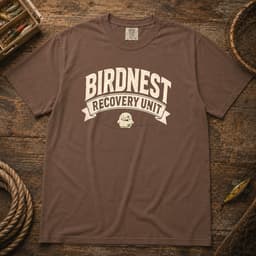 Birdnest Recovery Unit t-shirt in Black, thumbnail 3
