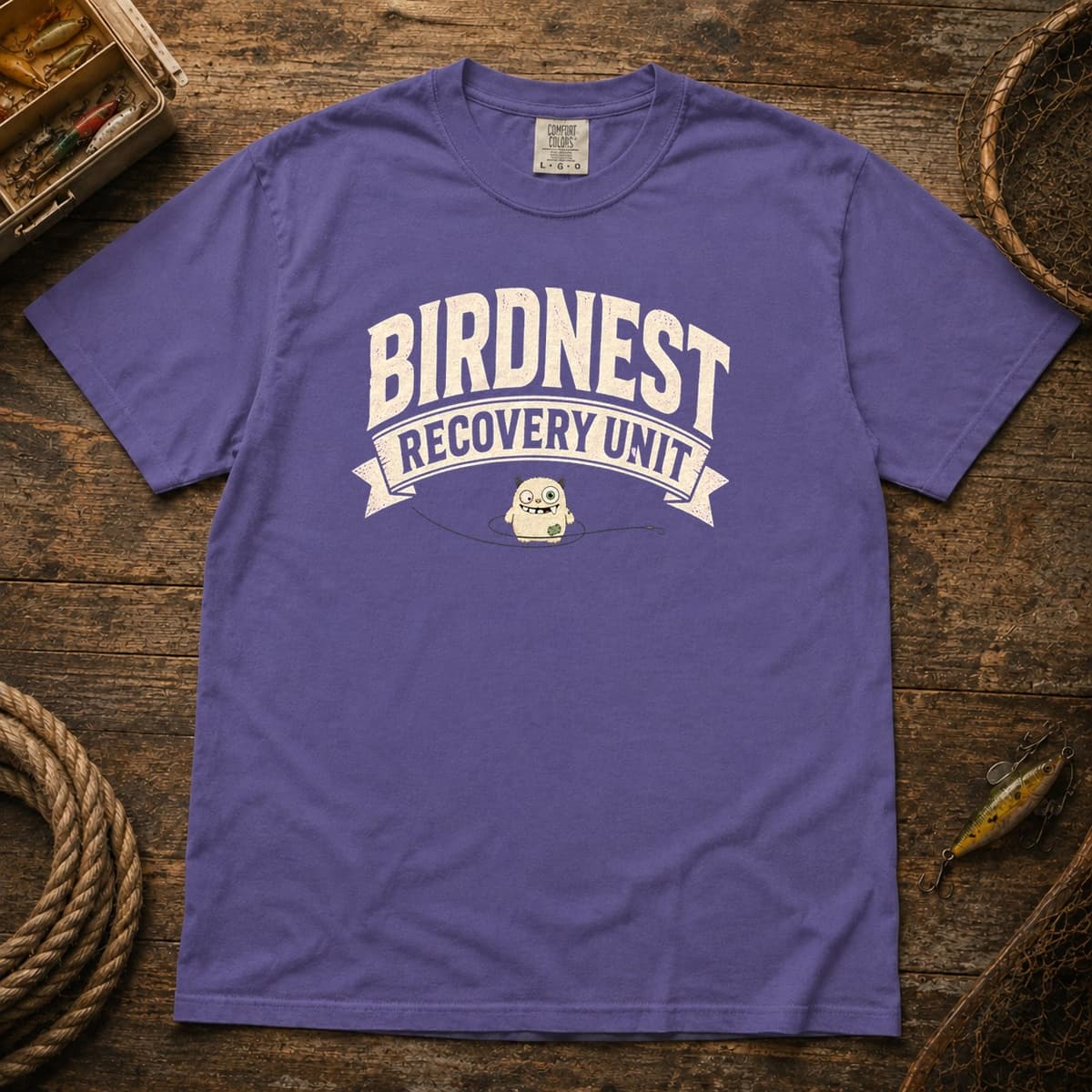 Birdnest Recovery Unit t-shirt in Black, photo 6