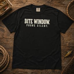 Bite Window. Phone Silent. t-shirt in Espresso, thumbnail 9