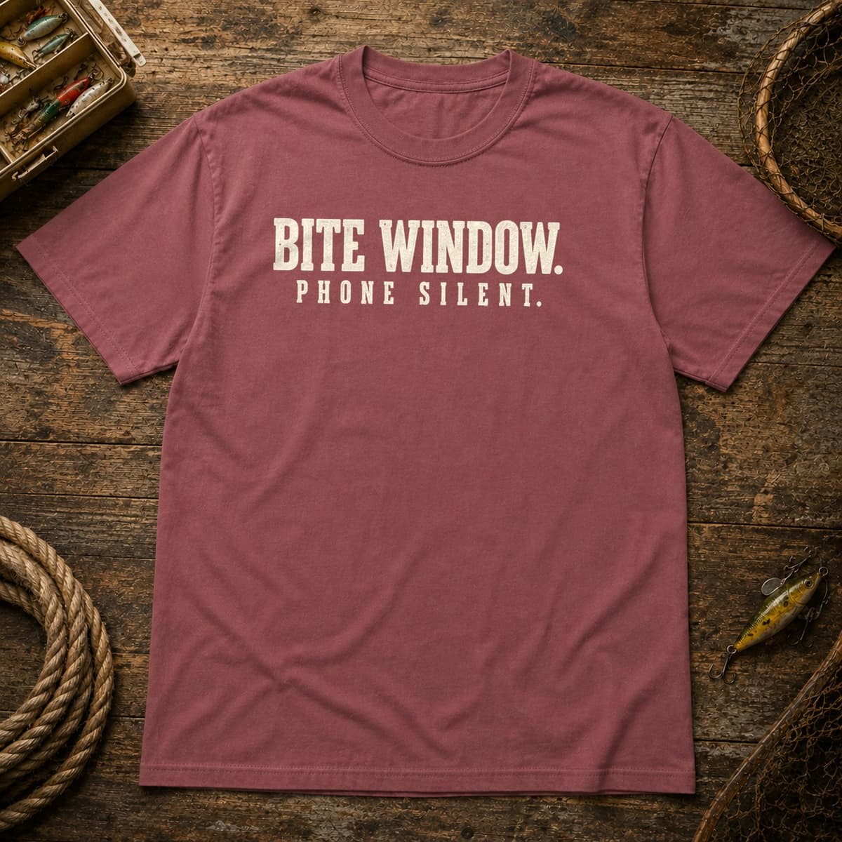 Bite Window. Phone Silent. t-shirt in Espresso, photo 3