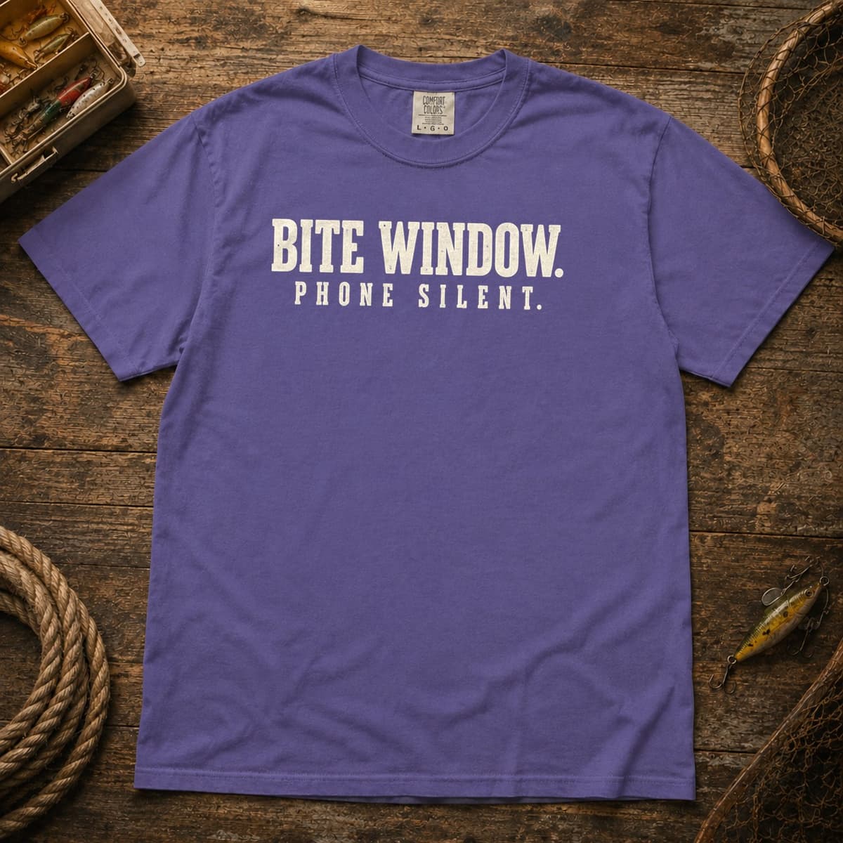 Bite Window. Phone Silent. t-shirt in Espresso, photo 4