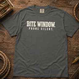 Bite Window. Phone Silent. t-shirt in Espresso, thumbnail 11