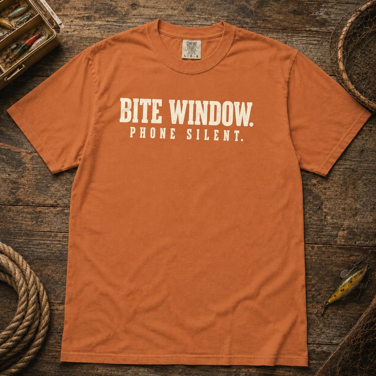 Bite Window. Phone Silent. t-shirt in Espresso, photo 5