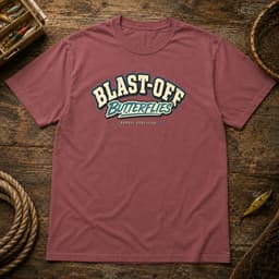 Blast-Off Butterflies t-shirt in Black, thumbnail 8