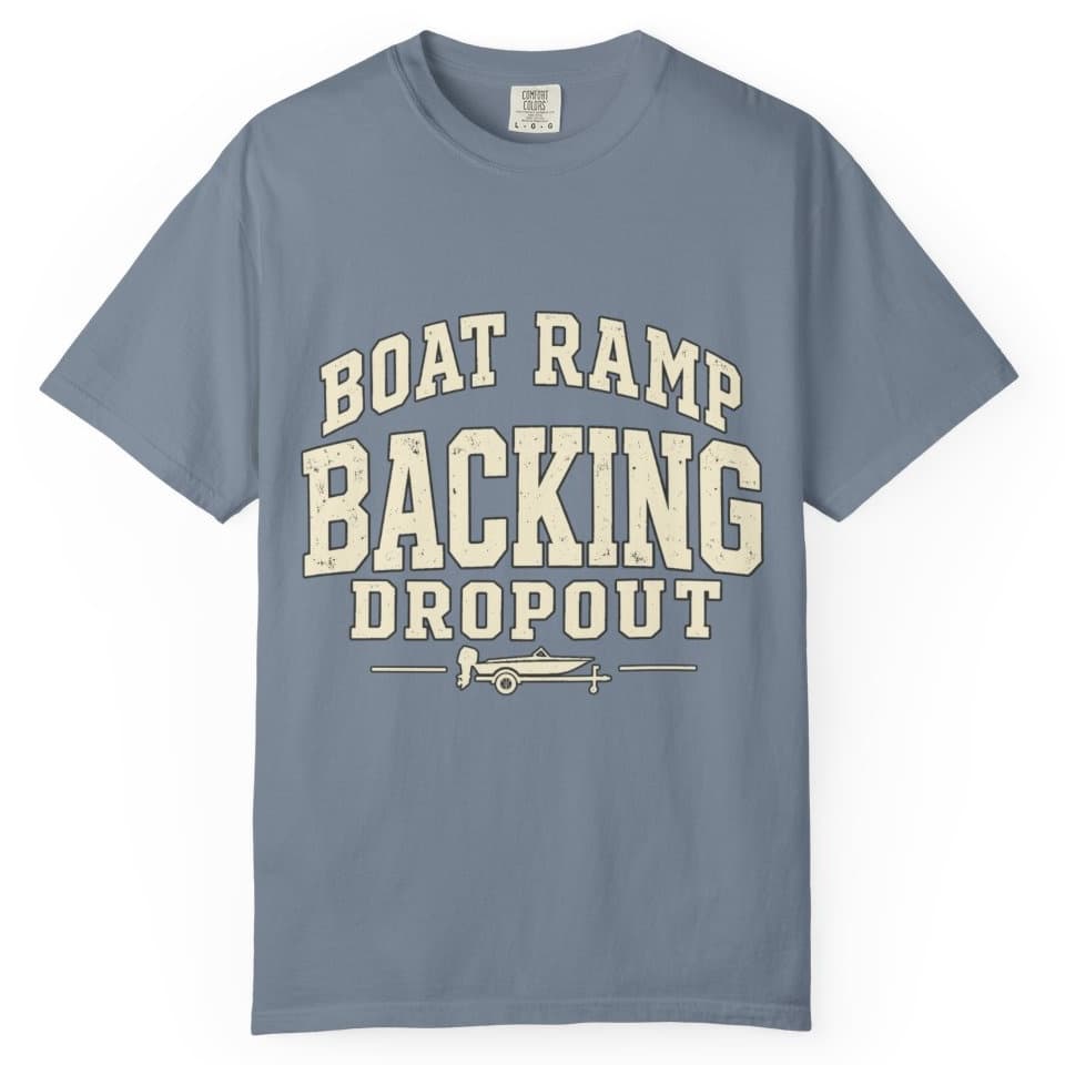 Boat Ramp Backing Dropout t-shirt in Pepper, photo 9