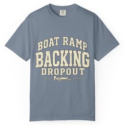 Boat Ramp Backing Dropout t-shirt in Pepper, thumbnail 9