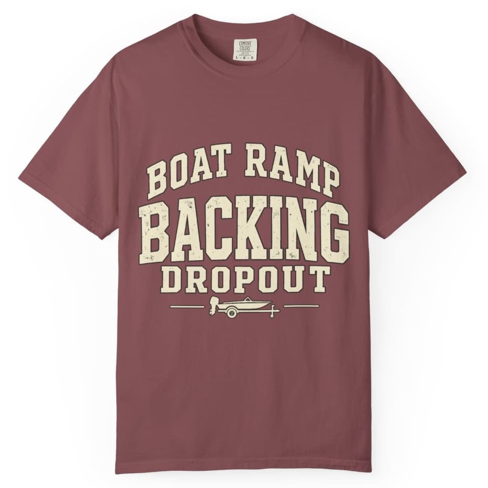 Boat Ramp Backing Dropout t-shirt in Pepper, photo 10