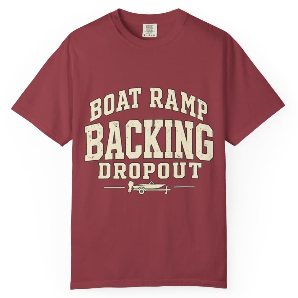 Boat Ramp Backing Dropout t-shirt in Pepper, photo 6