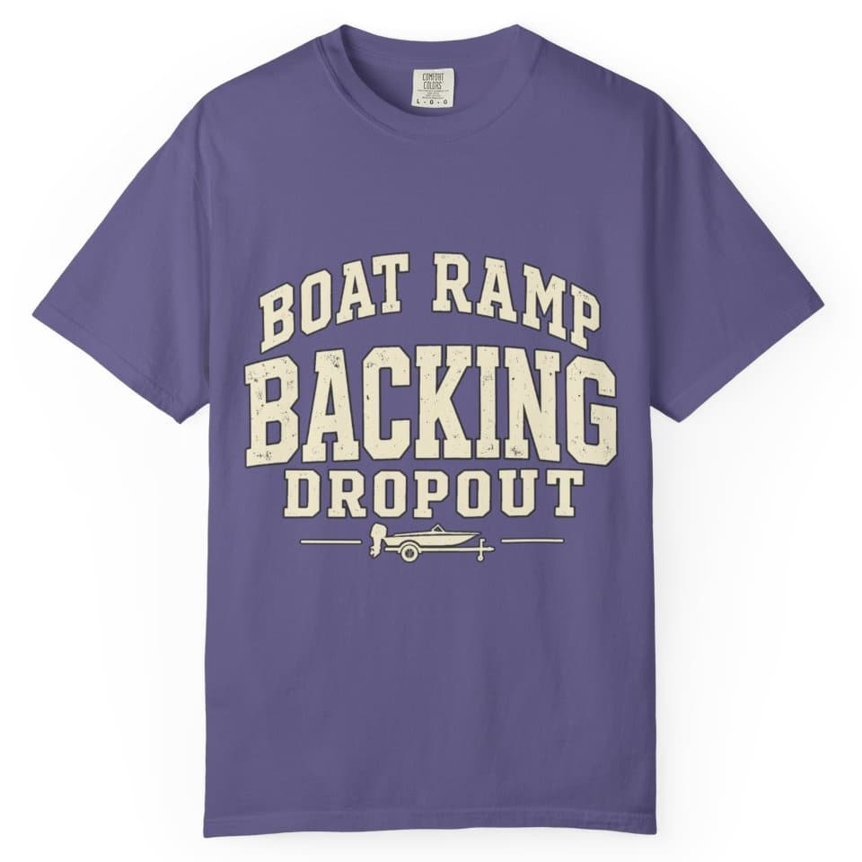 Boat Ramp Backing Dropout t-shirt in Pepper, photo 7