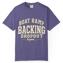 Boat Ramp Backing Dropout t-shirt in Pepper, thumbnail 7