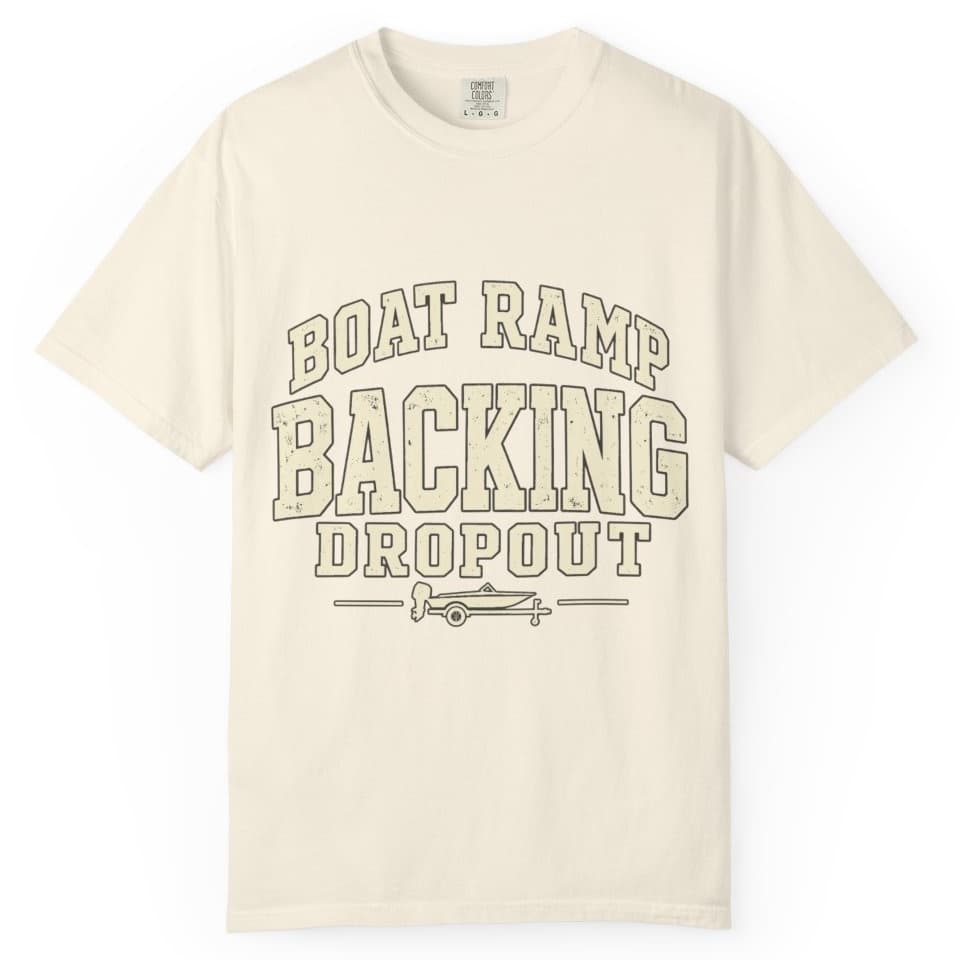 Boat Ramp Backing Dropout t-shirt in Pepper, photo 11
