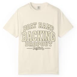 Boat Ramp Backing Dropout t-shirt in Pepper, thumbnail 11