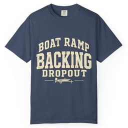 Boat Ramp Backing Dropout t-shirt in Pepper, thumbnail 3