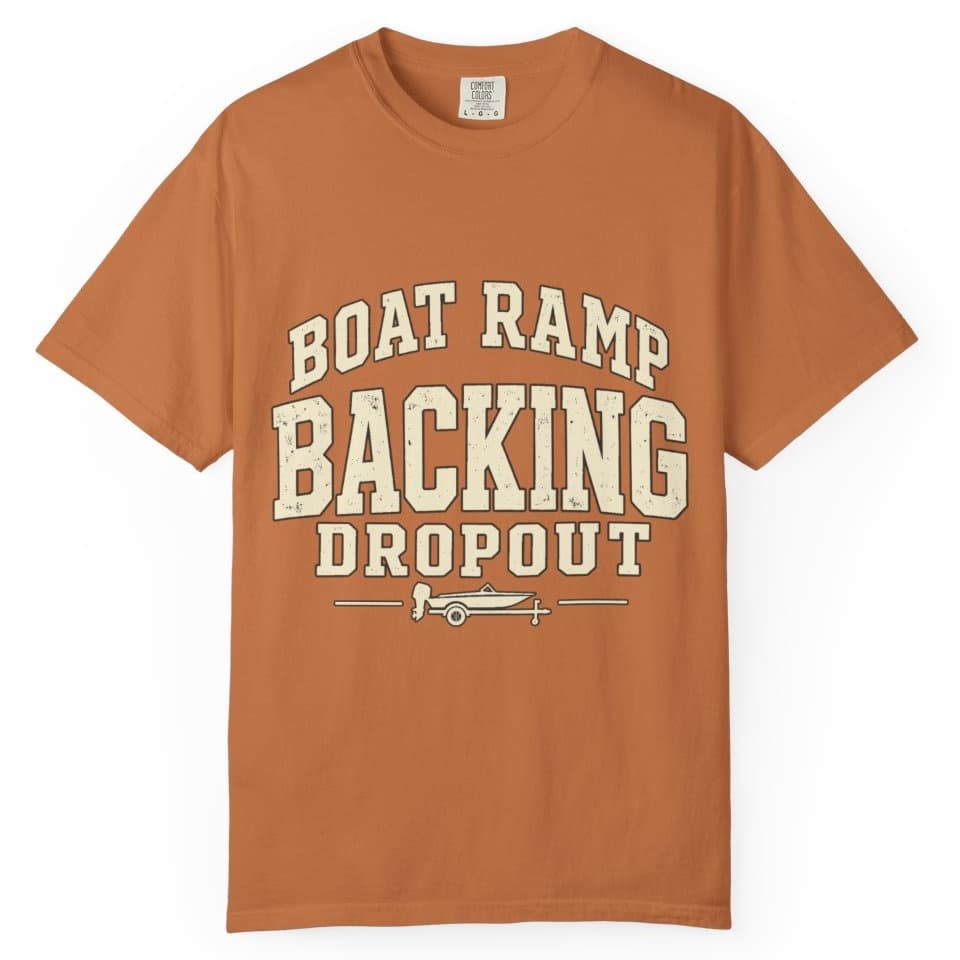 Boat Ramp Backing Dropout t-shirt in Pepper, photo 12