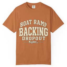 Boat Ramp Backing Dropout t-shirt in Pepper, thumbnail 12