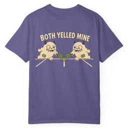 Both Yelled Mine V1 t-shirt in Black, thumbnail 9