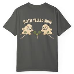 Both Yelled Mine V1 t-shirt in Black, thumbnail 7