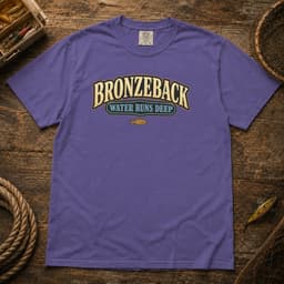 Bronzeback Water Runs Deep t-shirt in Black, thumbnail 6
