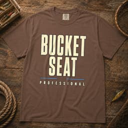 Bucket Seat Professional t-shirt in Black, thumbnail 3
