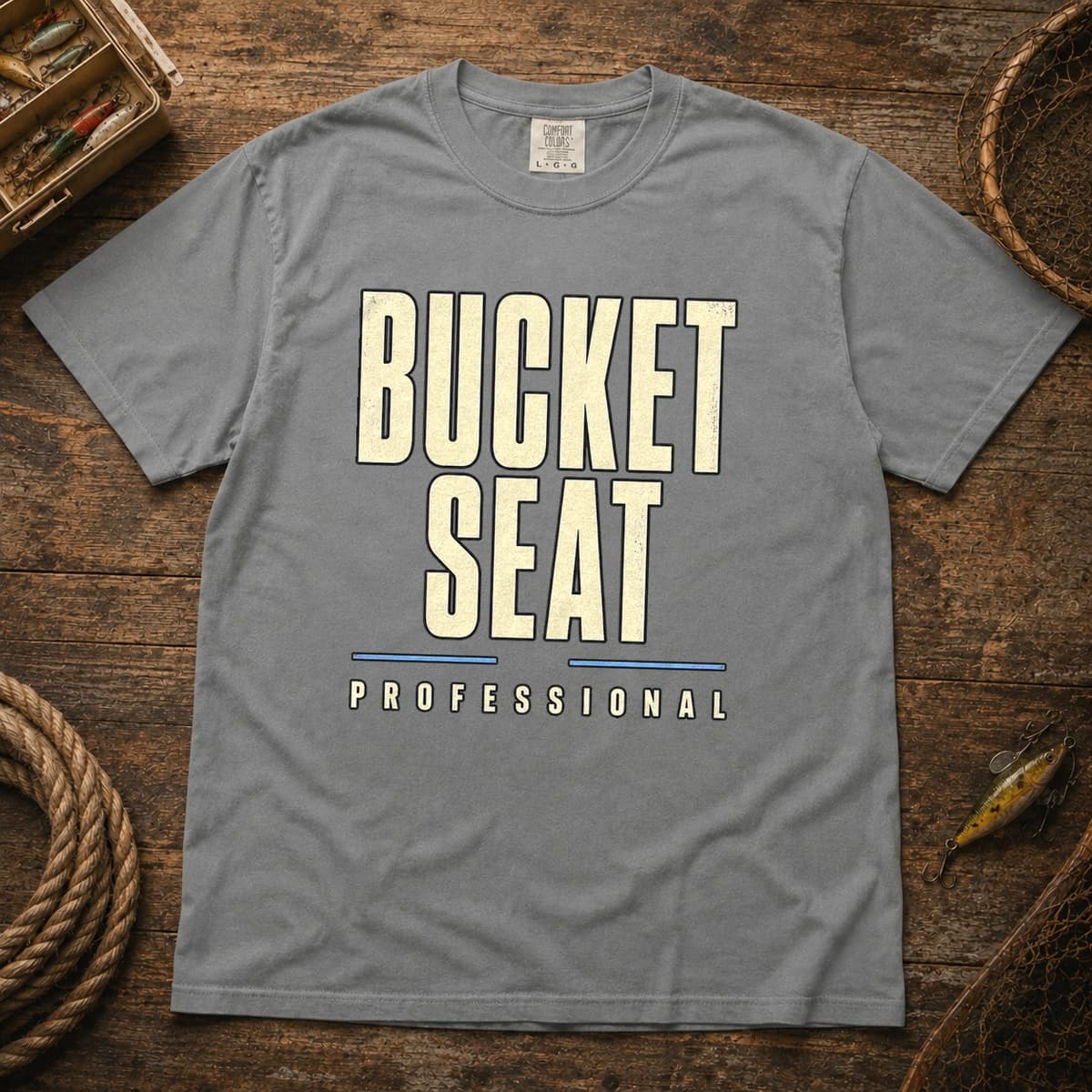 Bucket Seat Professional t-shirt in Black, photo 7