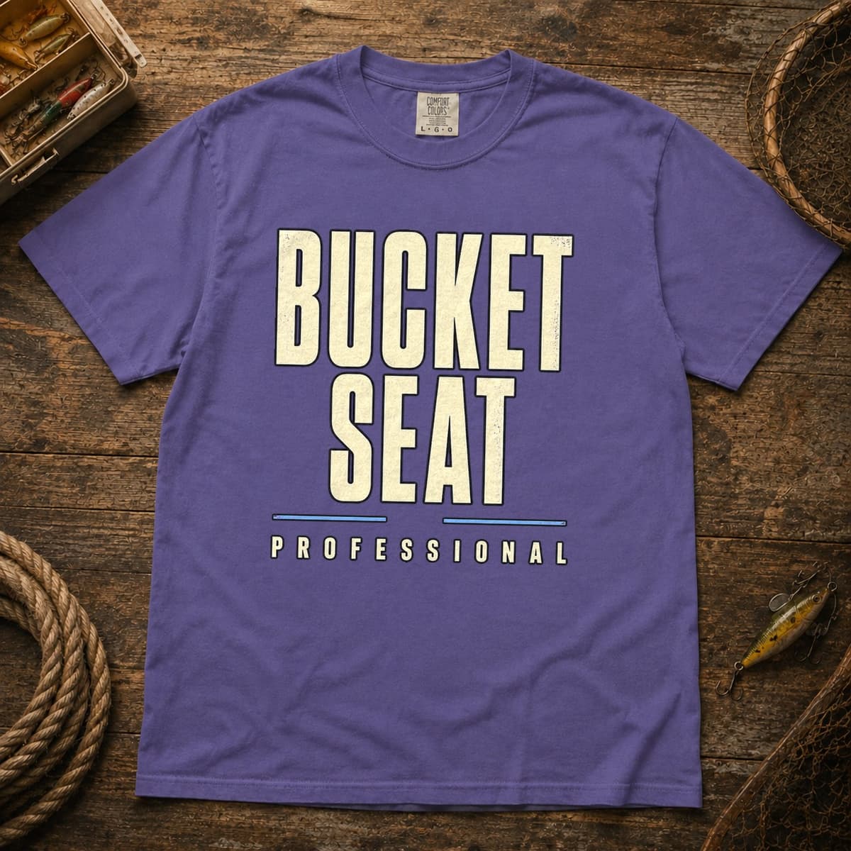 Bucket Seat Professional t-shirt in Black, photo 6