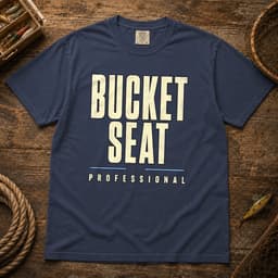 Bucket Seat Professional t-shirt in Black, thumbnail 2