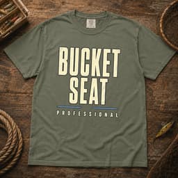 Bucket Seat Professional t-shirt in Black, thumbnail 5