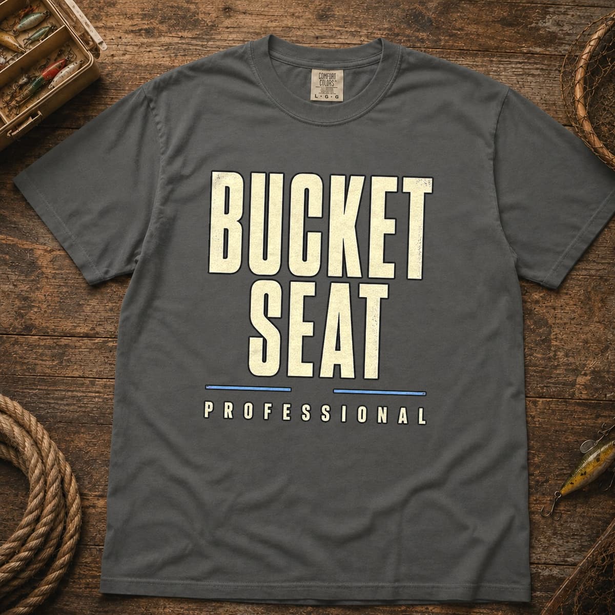 Bucket Seat Professional t-shirt in Black, photo 4
