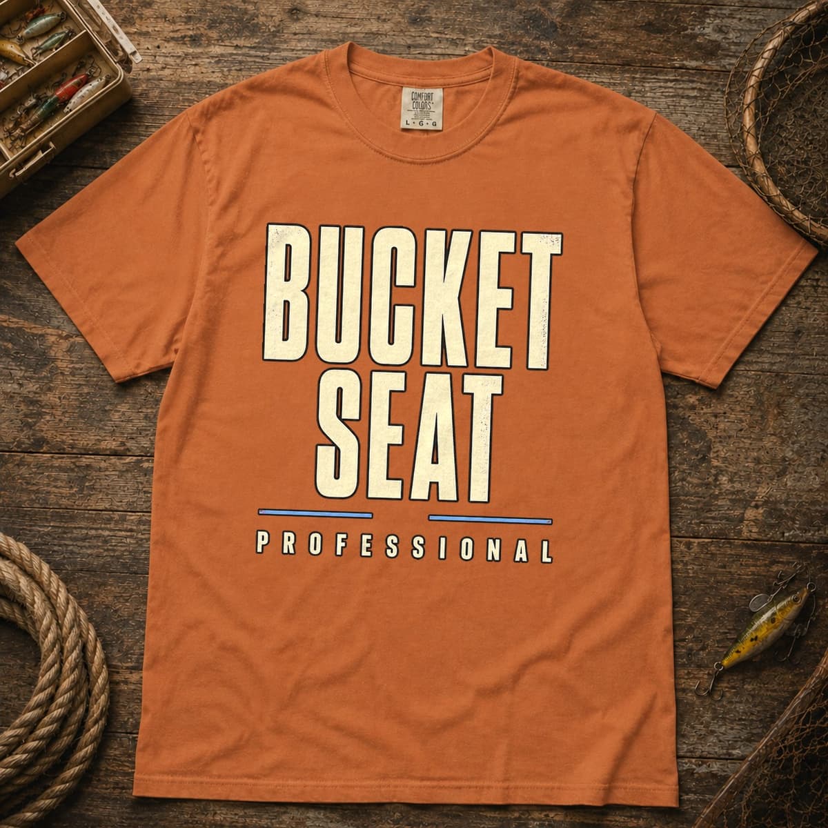 Bucket Seat Professional t-shirt in Black, photo 9
