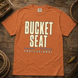 Bucket Seat Professional t-shirt in Black, thumbnail 9