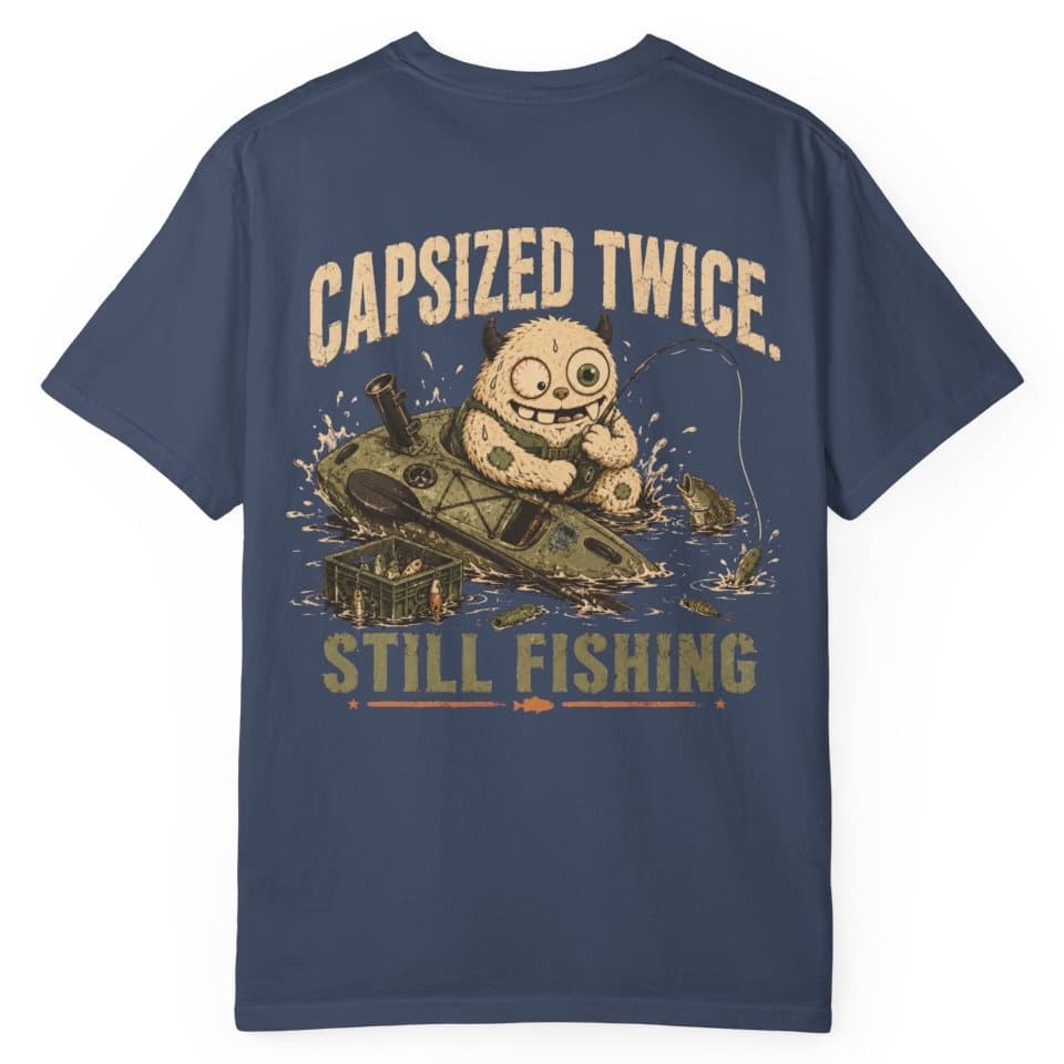 Capsized Still Fishing t-shirt